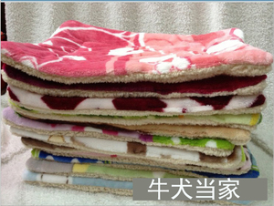 【包邮】大号狗垫子金毛狗窝狗笼垫子双面加厚保暖大中型犬狗毛毯