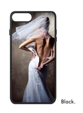 适用于iPhone纯白色裸背美丽美女Xr手机壳max保护套678plus硅胶11