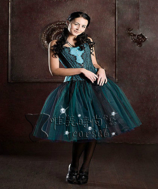 新款束腰复古宫廷束身衣塑身马甲强力收腹束腰钢骨corset塑身衣