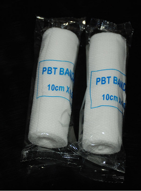护理用PBT弹性绷带10x450脱脂弹力纱布绷带伤口包扎骨折急救绑带