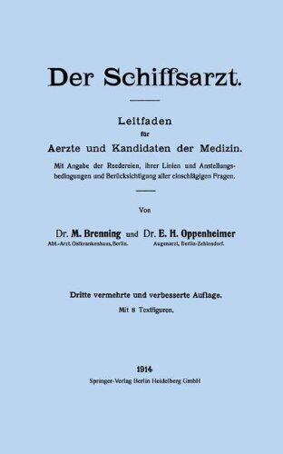 【预订】Der Schiffsarzt: Leitfaden Fur Aerzt...