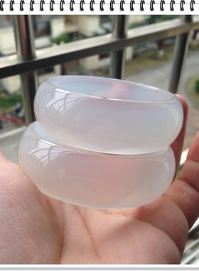 精挑加宽加厚原石无烧玉髓白玛瑙