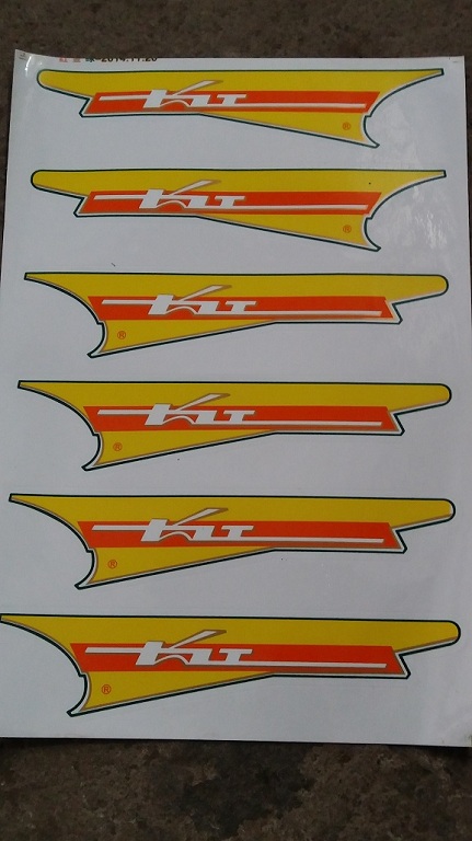 长江贴纸侉子配件边三轮车标