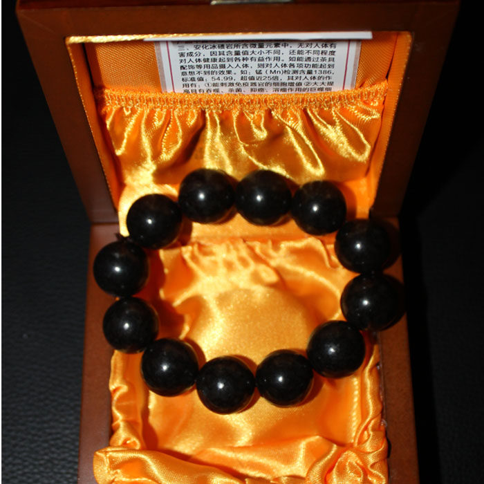 安化冰碛岩 石头佛珠 冰碛岩手链念珠 七亿年上古奇佛珠 尊贵礼品