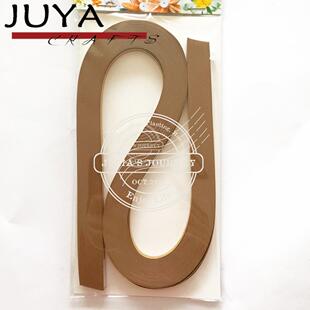 10MM宽定做宽度 牛皮衍纸条卷纸牛皮纸条白色棕色59.5CM长3