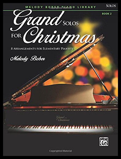 【预售】Grand Solos for Christmas, Bk 2: 8 Arrangements f