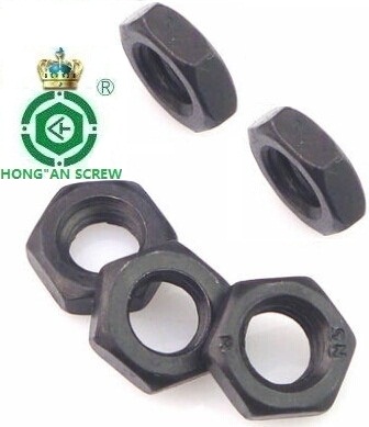 8级粗牙公制薄扁型六角螺母