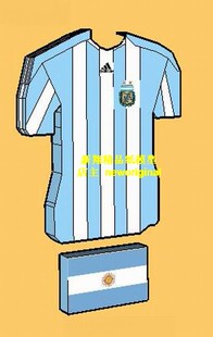 m世界杯足球球队队服和国旗 阿根廷队国家队欧洲杯欧锦赛欧冠模型