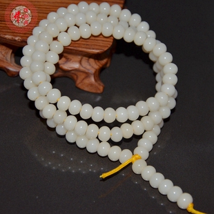 108白菩提根手链算盘珠 菩提籽 菩提子 佛珠念珠