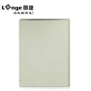 朗捷 活页纸替芯a4空白活页内芯商务记事本替换芯文具笔记本可拆卸活页纸4孔80张考研简约活页夹替换空白内芯