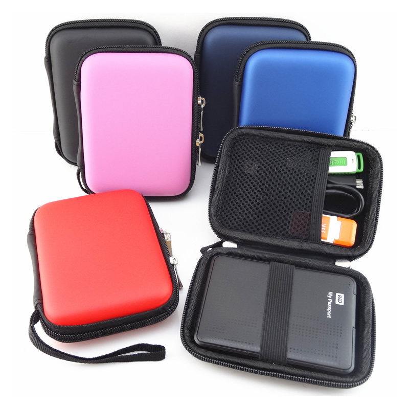 wd希捷移动硬盘保护套防震包 耳机充电器收纳 数据线耳机数码配件