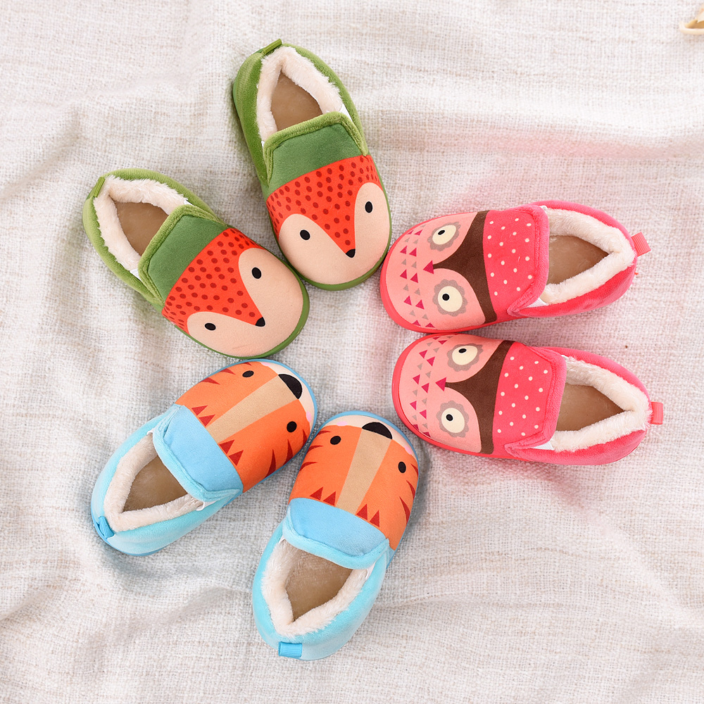 Pantoufles enfants en suède CHEERFUL MARIO pour hiver - semelle tendon - Ref 1009338 Image 1