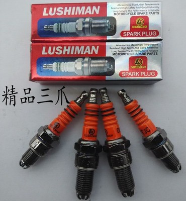 摩托车三爪火花塞，改装三爪火花塞，摩托车三极火花塞，A7TCD8TC
