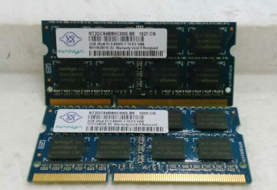 南亚 Nanya DDR3 1066 2G 2R*8 PC3-8500S 笔记本内存