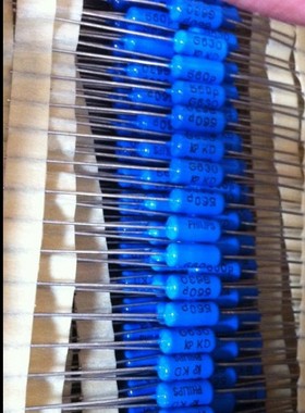 特价PHILIPS 560P 2% 630V轴向锡膜电容器561 KP464可代470P薄膜