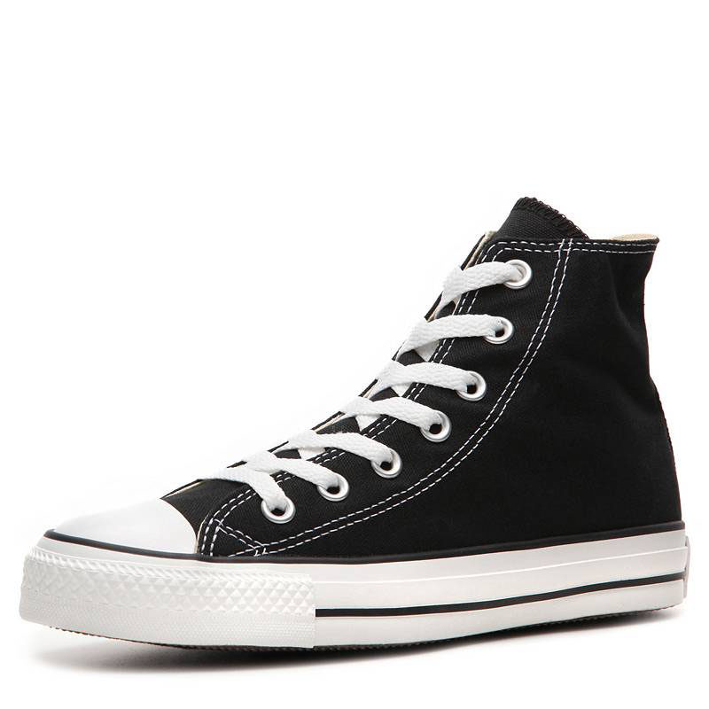 converse/匡威女鞋高帮帆布鞋板鞋黑色耐磨橡胶底正品231370