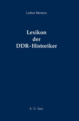 【预售】Lexikon Der Ddr-Historiker