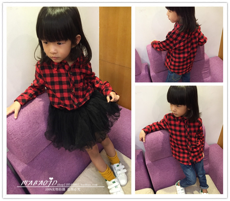 Chemise enfant à manche longue - Ref 2083237 Image 1