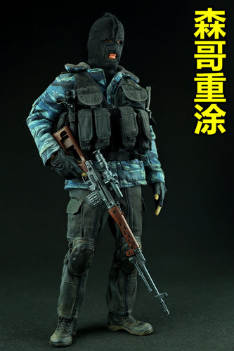 重涂俄罗斯武器模型兵人