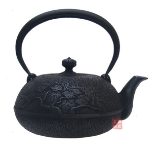 宝生堂南部鉄瓶宝生堂铁器铁壶 日本代购 姥口松烧水壶茶壶1.2L