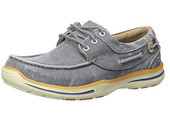 Skechers斯凯奇男鞋 539688 做旧帆布透气系带正品 休闲鞋 帆船鞋