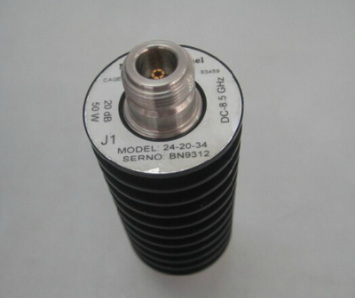 24-20-34 Weinschel DC-8.5GHz 20dB 50W 射频微波同轴固定衰减器