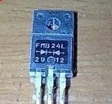 【原装拆机】FMB24L 塑封 肖特基整流管 电子元器件 TO-220F封装