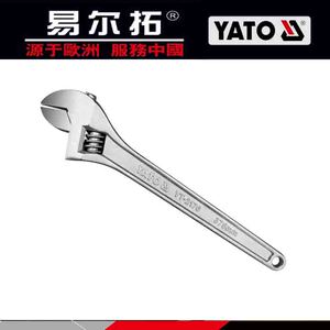 。易尔拓进口工具大规格光柄活络扳手活动活口开口扳子YT-2176系