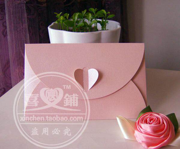 婚庆高档邀请函信封 请柬喜帖封套创意个性卡套支持印制LOGO