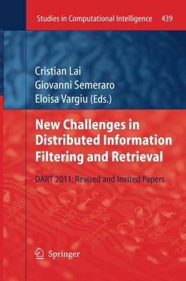 【预订】New Challenges in Distributed Inform...