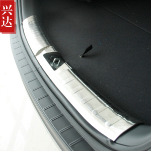 2014-15款长安CS75专用不锈钢装饰后保险杠内踏板 CS75内置后护板