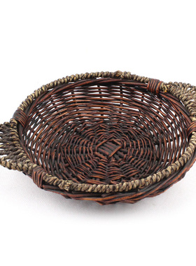 制作筐子柳编篮工艺品