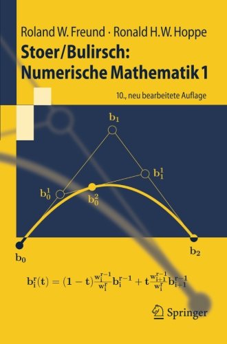 【预订】Stoer/Bulirsch: Numerische Mathematik 1 书籍/杂志/报纸 原版其它 原图主图