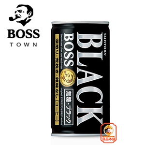 三得利BOSS即饮黑咖啡饮料185g 日本进口即饮咖啡