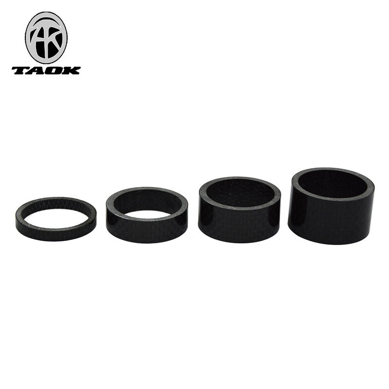 TAOK拓克山地车头管垫圈 自行车公路车3K碳纤维增高垫圈环28.6mm