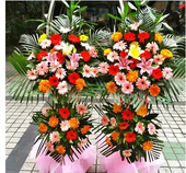 实体花店配送泸州合江泸县开业开张商务花篮泸州花篮 同城速递