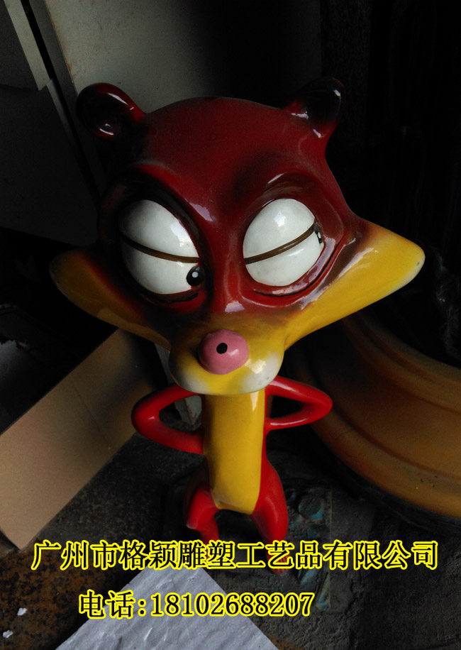 玻璃钢工艺品摆件雕像卡通小动物