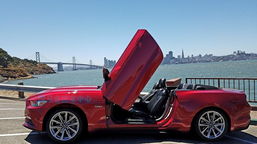 福特野马mustang 德国原厂进口 lsd剪刀门套件宽体 无损改装升级