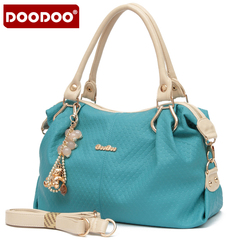 Doodoo baodan women shoulder laptop Messenger bag for fall/winter autumn large soft leather ladies diagonal bag 2015 new tide