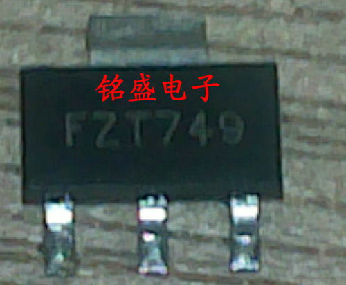 原装进口 FZT749TA 丝印FZT749 封装SOT-223 25V 3A NPN晶体管