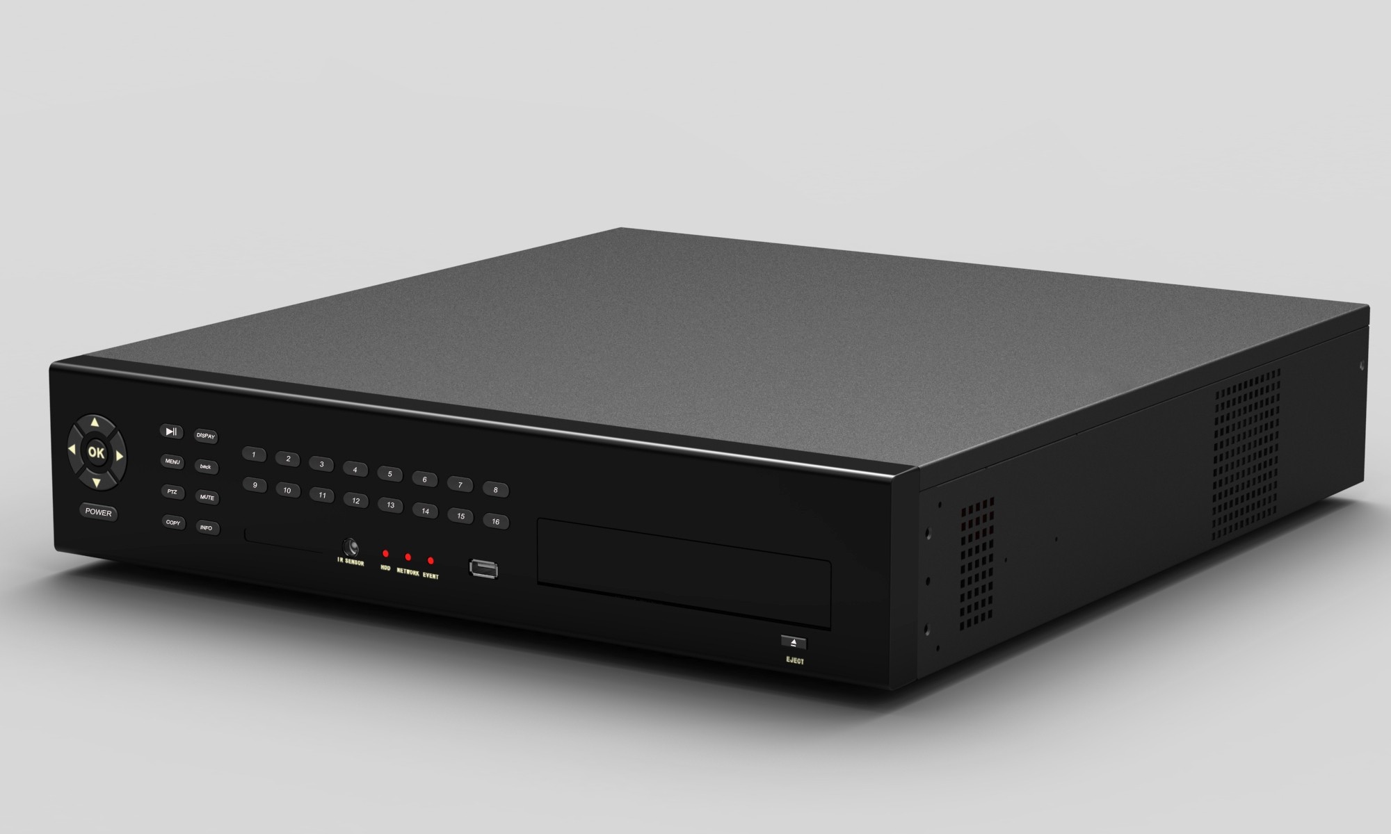 模拟高清录像机hd-sdi服务器8盘位4t硬盘存储手机实时监控录像机