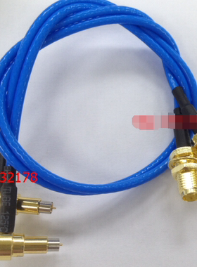 RF手机测试线 射频测试线 C2转SMA母对测试头 RG316蓝色品质线