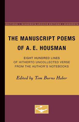 【预售】The Manuscript Poems of A.E. Housman