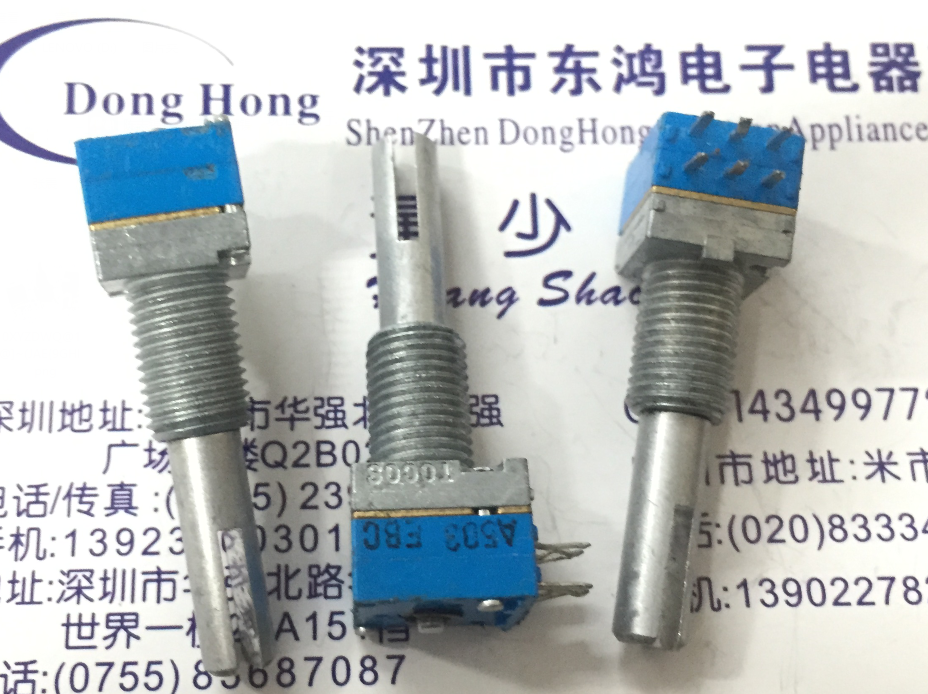 TOCOS日本09型精密电位器双联A50K开叉轴长25MM音量电位器