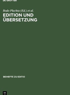 【预售】Edition Und Ubersetzung