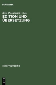 【预售】Edition Und Ubersetzung