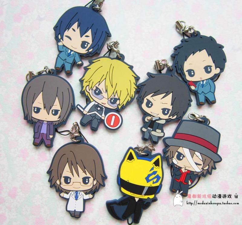 日单正版散货【无头骑士异闻录drrr】临也静雄帝人  橡胶挂件