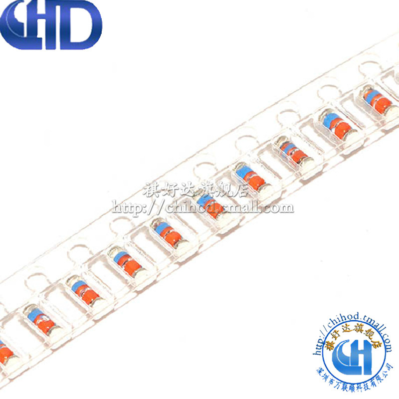 20个 zm4733 封装ll41 1w 贴片稳压二极管 5.1v玻璃管