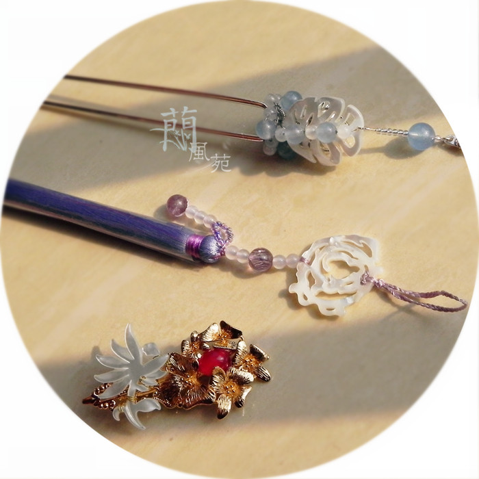 中国风古典汉服古装饰品剑三周边门派图案流苏步手机扇坠挂件五毒