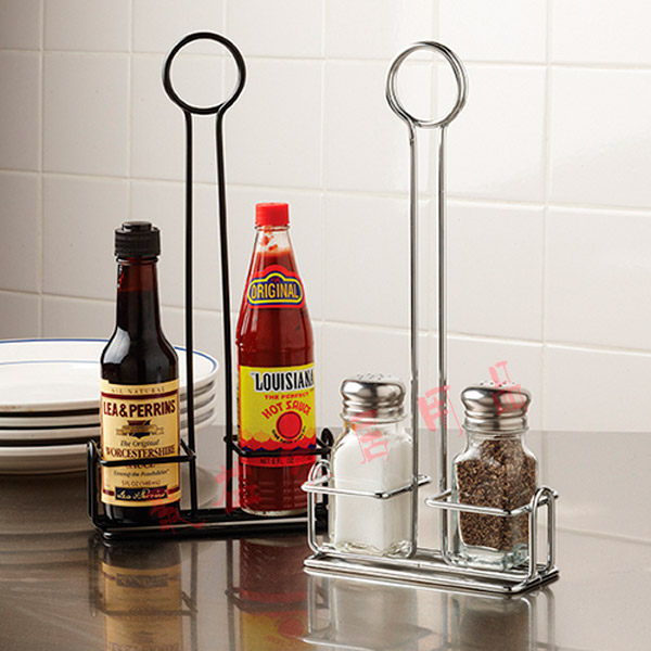 酒店餐厅调味瓶收纳架餐牌座号菜单夹台面调料架番茄沙司架子包邮
